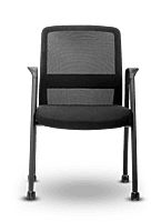Wipro Immerse Hobbit With Castors Black Workstation Chairs