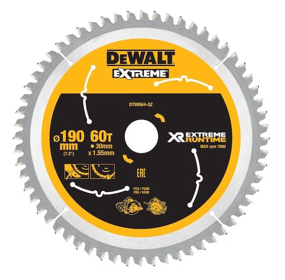 DEWALT DT99564-QZ XR- Xtreme Series 190MM X 30MM Bore X 60T CSB