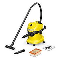 KARCHER WD4 V | Wet & Dry Vacuum Cleaner | 1000W | 20L Tank | Durable Plastic Body | Blower Function | Flat Pleated Filter | Home, Car & Furniture Cleaning | German Tech