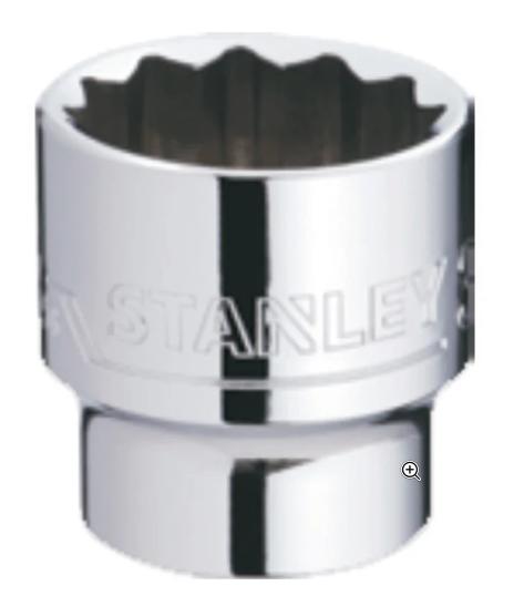 STANLEY 1-88-794 1/2" 12 PT STANDARD SOCKET 22MM