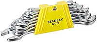 STANLEY 70-379E DOUBLE OPEN END SPANNERS 8pcs SET 6X7 TO 20X22 MM