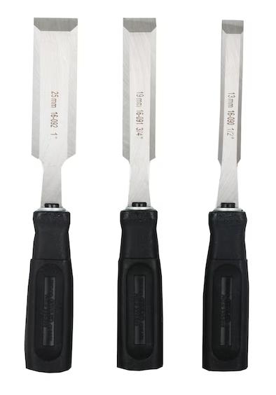 STANLEY 16-089 WOOD CHISEL SET, 3 PCS