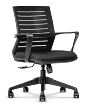 Wipro Debut Black Workstation Chairs