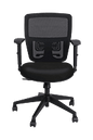 Wipro Candid Mid Back Black Workstation Chairs