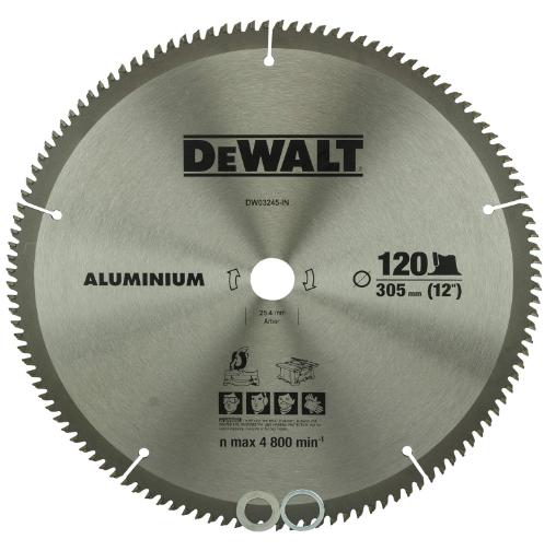 DEWALT DW03245-IN Saw Blade 12" 120T Aluminum