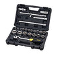 STMT72795-8 STANLEY 24 PCS 1/2 SQ. DRIVE 6 PT SOCKET SET