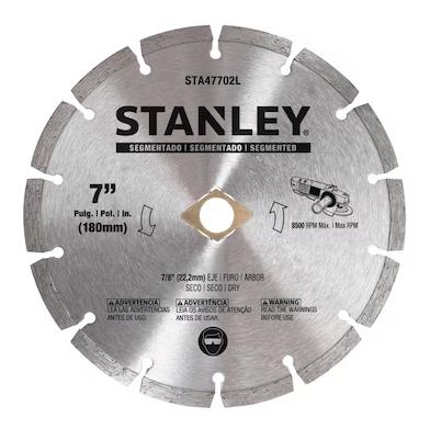 STANLEY STA47702L-IN 7" (180mm) x 0.080 x 7mm x 20mm,Segmented