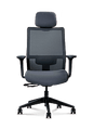 Wipro Adapt Silver Graphite Workstation Chairs
