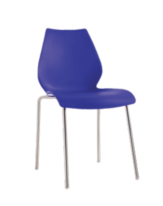 Wipro Pepper Blue Cafe Chairs