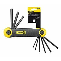 2-69-265 STANLEY 9 PIECE SAE FOLDING HEX KEY SET