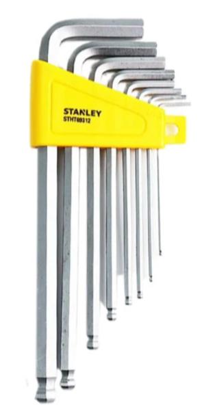 STANLEY STHT69312-8 8PC Long Spherical Hex Key Set