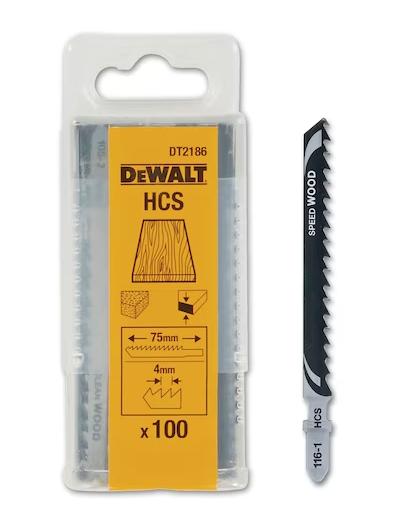 DEWALT DT2186-QZ BLADE, JIGSAW   T144D HCS-WOOD PACK OF 100/Box