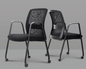 Wipro Immerse Mid Back Black Workstation Chairs