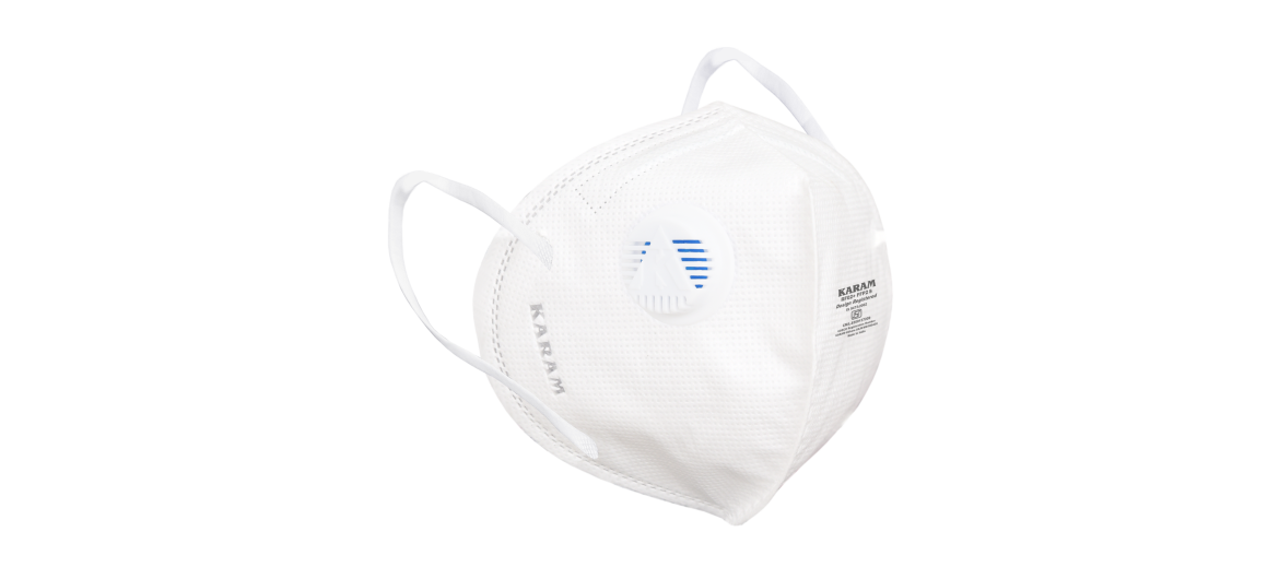 KARAM DISPOSABLE RESPIRATOR FFP2S WHITE