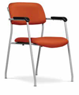 Wipro Annex Plain Black Cafe Chairs