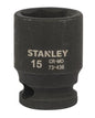 STMT73436-8B STANLEY 3/8" IMPACT SOCKET 15MM