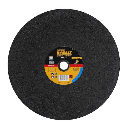 DEWALT DWA8011S-IN 355 mm X 2.8 mm Smooth Chopsaw Wheel- Box of 25