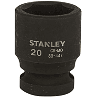 STMT89447-8B STANLEY 1/2" IMPACT SOCKET 20MM