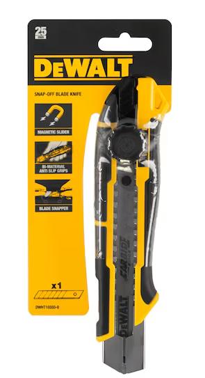 DEWALT DWHT10333-0 SNAP-OFF KNIFE WITH THUMB WHEEL LOCK 18mm