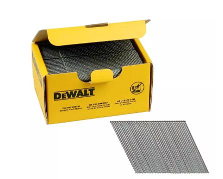 DEWALT DNBA1650GZ 2500 X 16GA 20 DEG FINISH NAIL 50MM GALV 2.5M