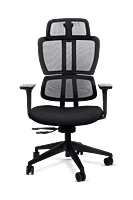 Wipro Bison AIR High Back Black Workstation Chairs