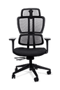 Wipro Bison AIR High Back Black Workstation Chairs