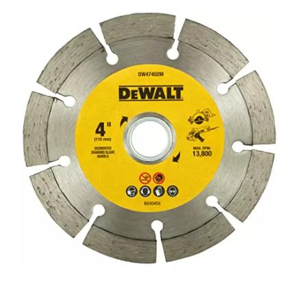 DEWALT DW47402GB25-IN Bulk Pack 25pc -4" MCB - 110mm x 20  for Granite