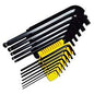 69-257 STANLEY HEX KEY SET, 12PCS, IMPERIAL, L/ARM