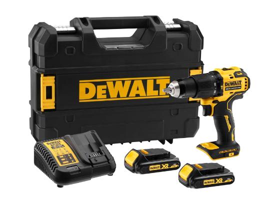 Dewalt DCD709S2T-QW 18V Brushless Compact Hammer Drill Driver 1.5Ah Battery