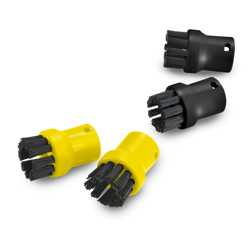 KARCHER Round Brush (Yellow, Black) Set for SC1-SC5