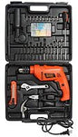 Black & Decker HD555KMPR-B1 550W 13mm Hammer Drill with Kitbox and A