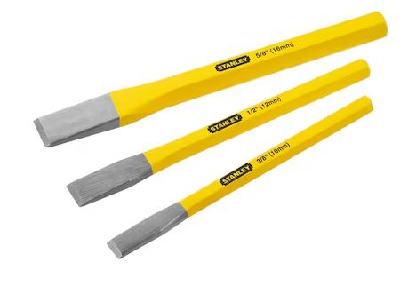 STANLEY 4-18-298 KIT 3PC COLD CHISEL