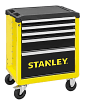 STANLEY 4 drawer Metal trolley with cabinet