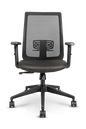 Wipro Breathe Black Workstation Chairs